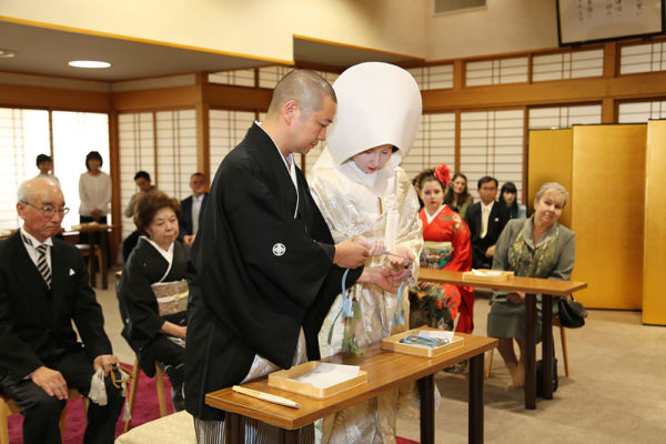 Wedding ceremony—a HBS couple creating a new family under the protection of Gohonzon