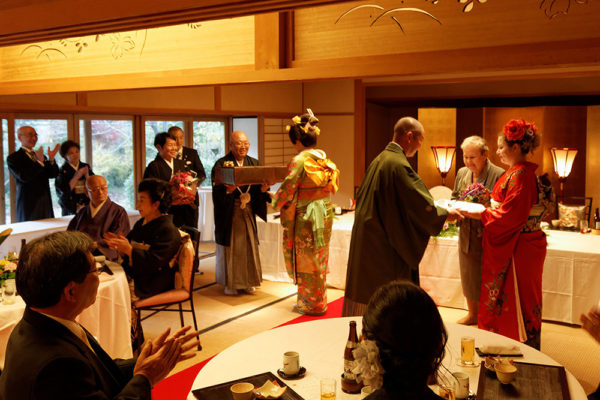 Wedding ceremony—a HBS couple creating a new family under the protection of Gohonzon